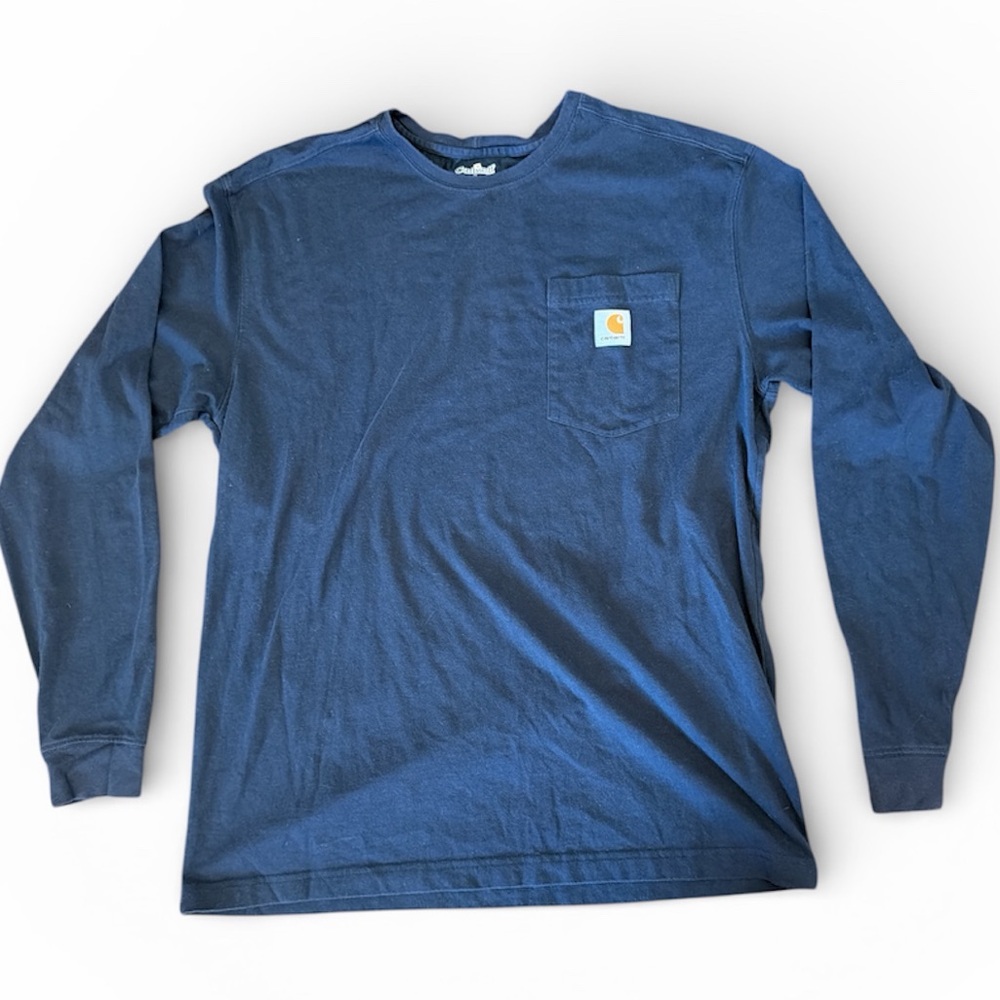 Carhartt Slate Blue Pocket Long sleeve Tee Men’s L